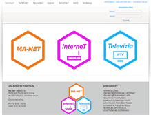 Tablet Screenshot of ma-net.sk